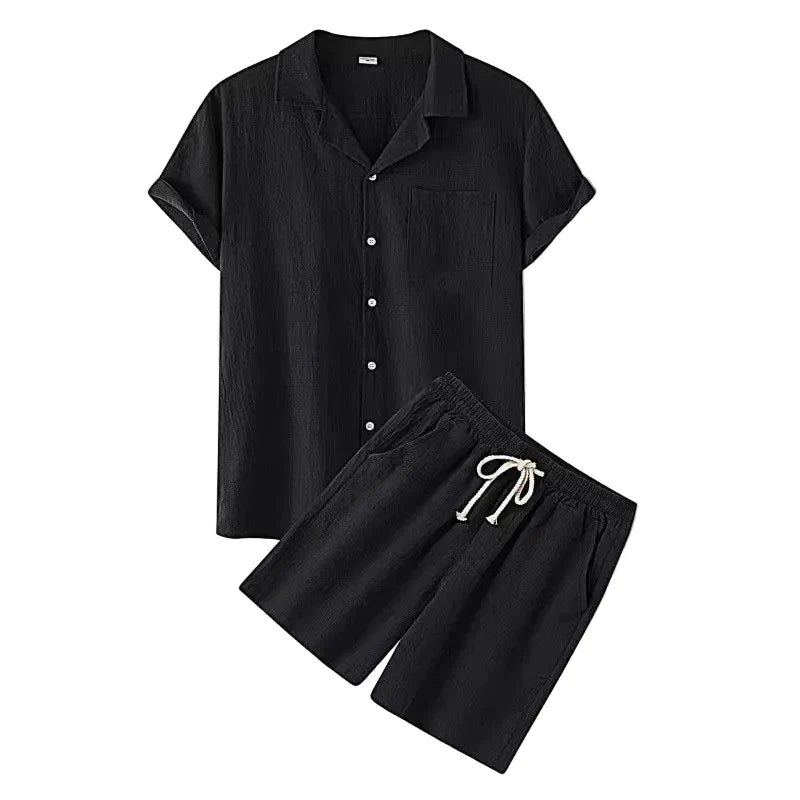 Elegante conjunto de verano de algodón