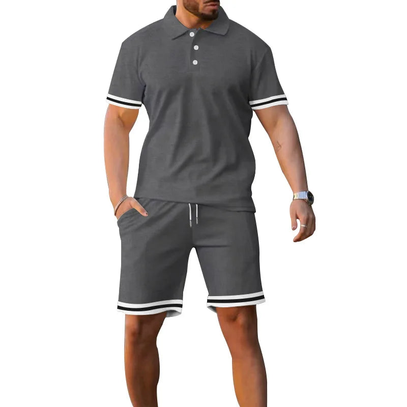 Elegante conjunto de polo
