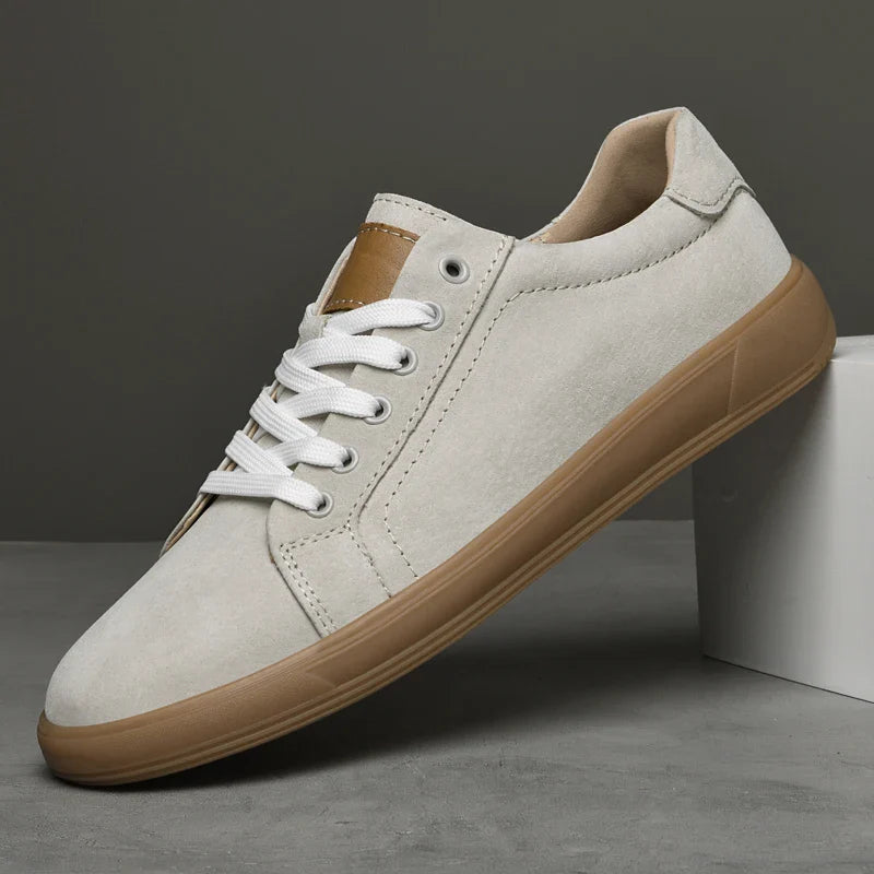 Elegantes zapatos Oxford de piel