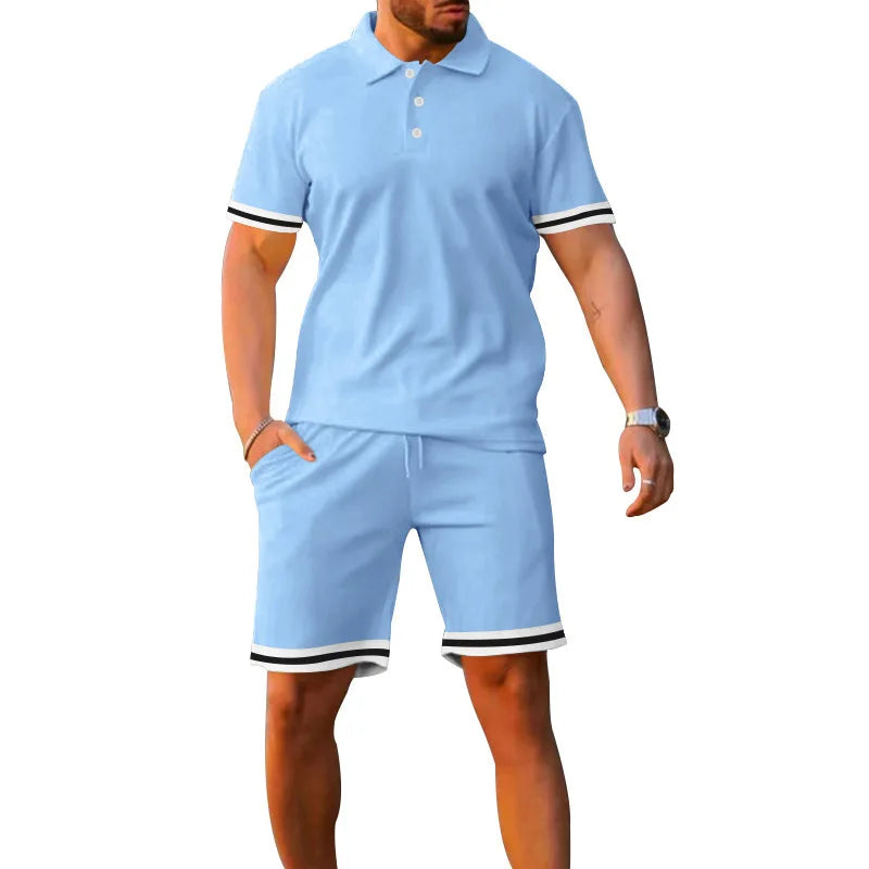Elegante conjunto de polo