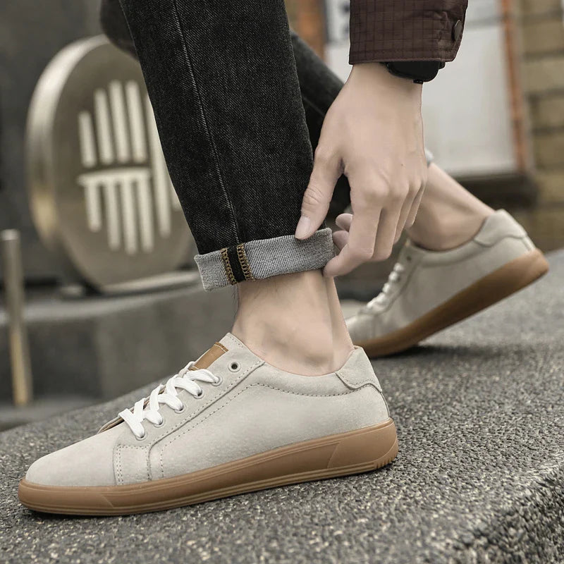 Elegantes zapatos Oxford de piel
