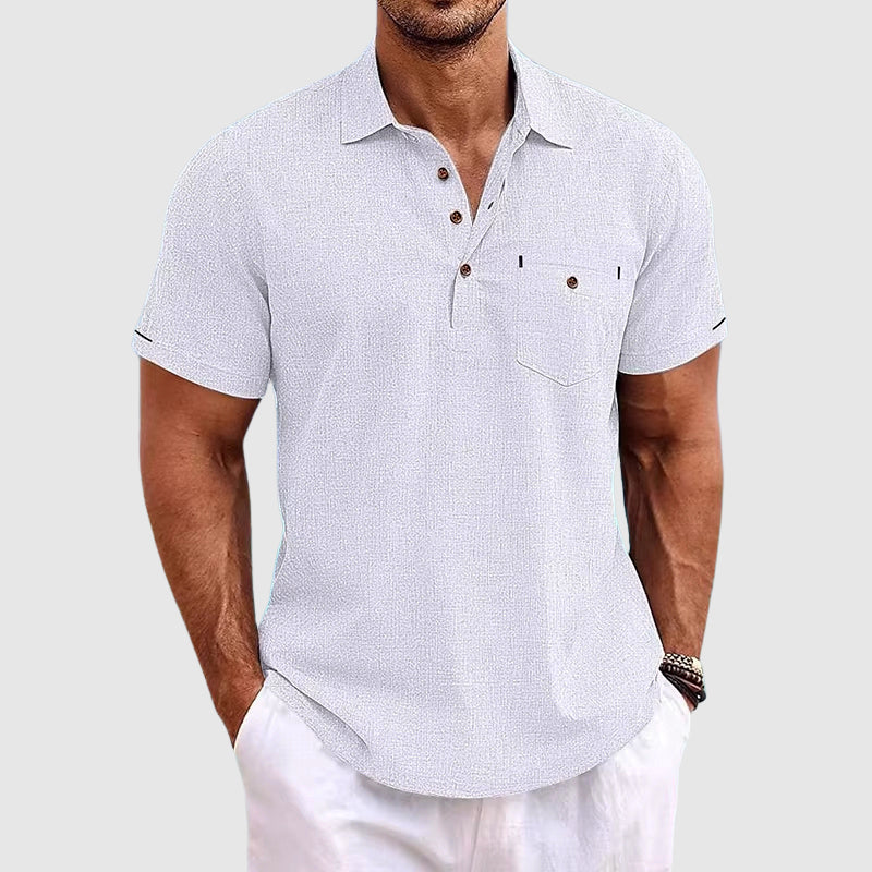Polo de lino