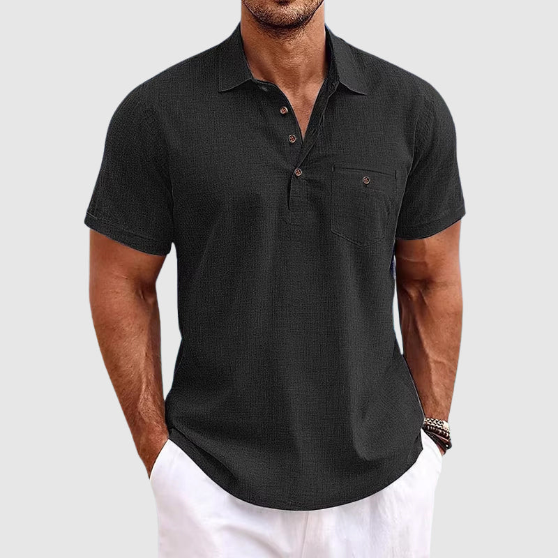 Polo de lino