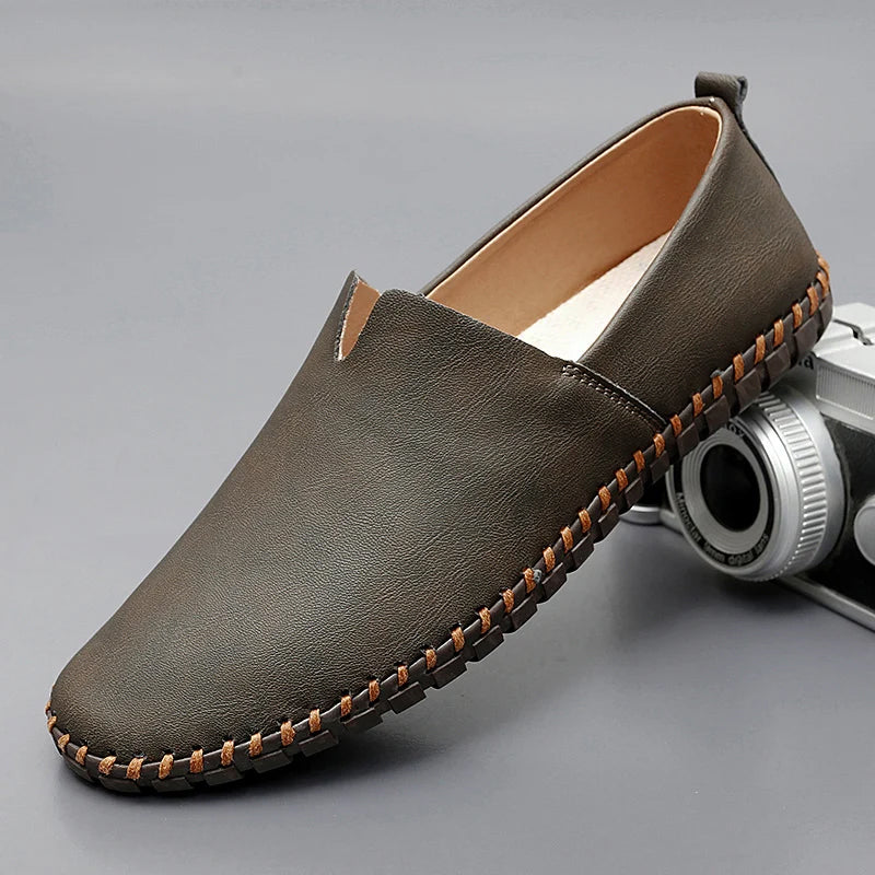 Mocasines de piel Santorini