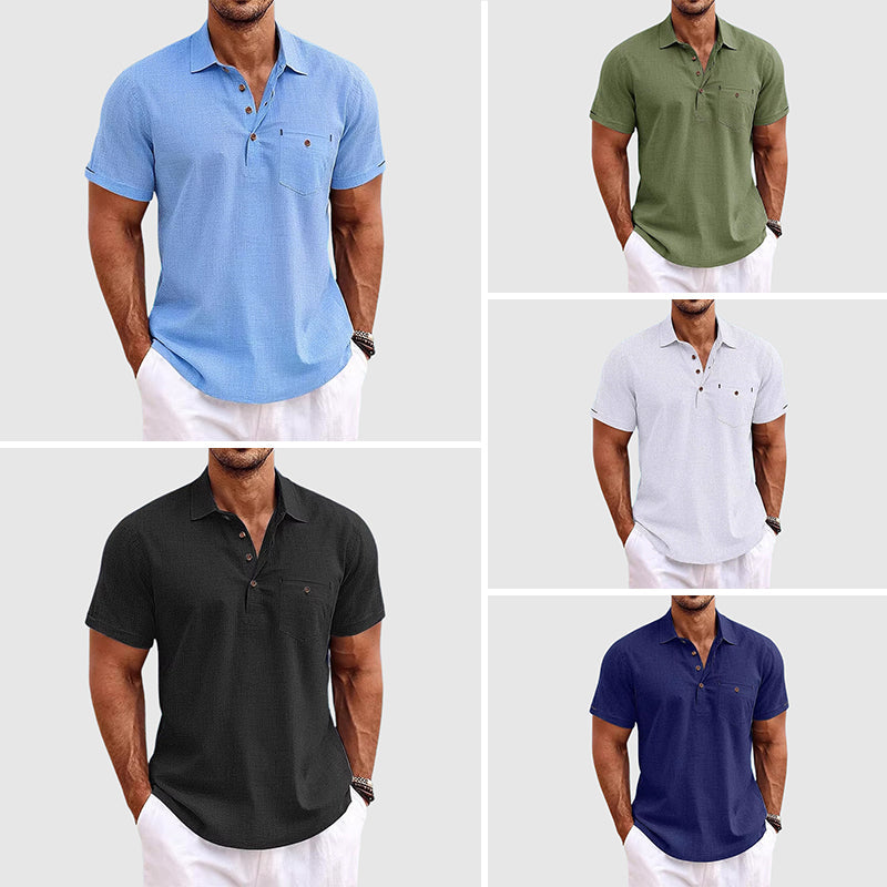 Polo de lino