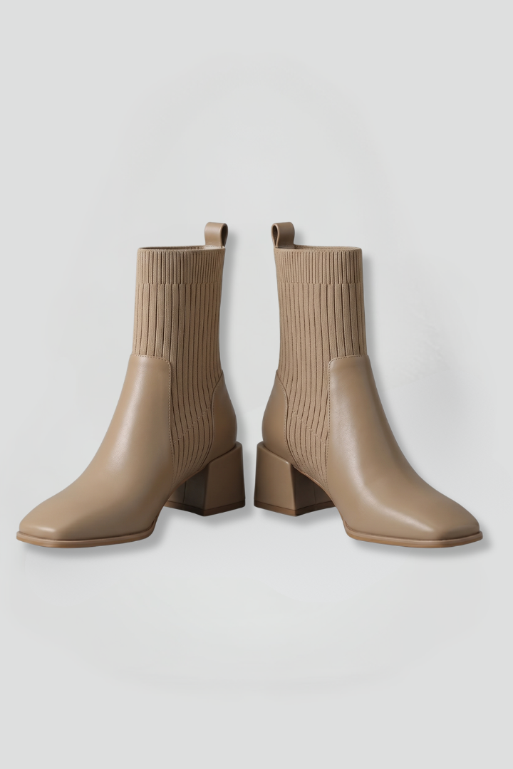 Women's Ankle Boots with Block Heel Design for Fall