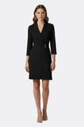 Vivienne | Blazer Wrap Dress with Notched Collar