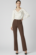 Women’s High-Waisted Trousers with Structured Fit and Versatile Style