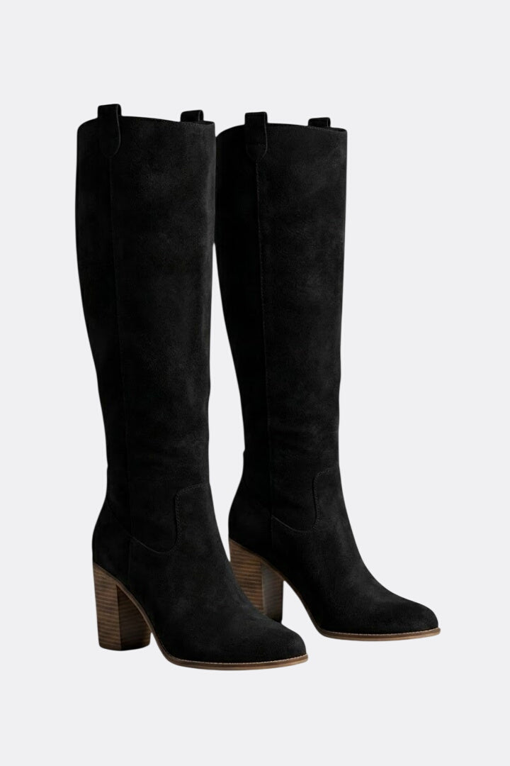 Ingrid | Knee-High Boots with Block Heel
