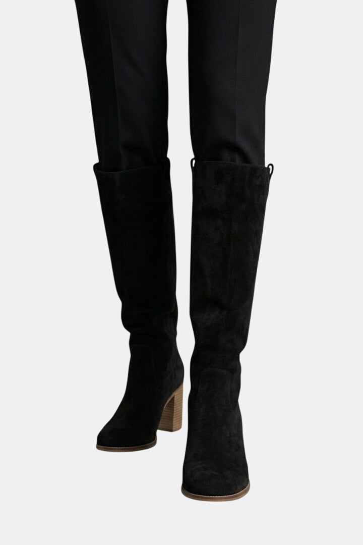 Ingrid | Knee-High Boots with Block Heel