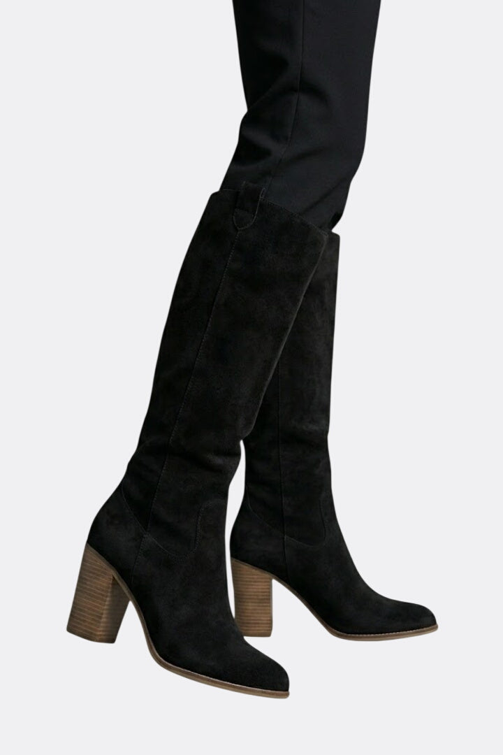 Ingrid | Knee-High Boots with Block Heel