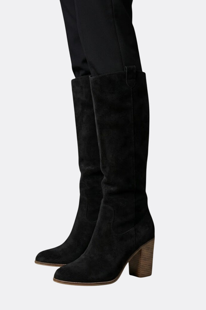 Ingrid | Knee-High Boots with Block Heel