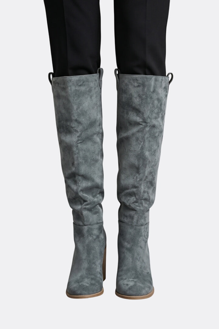 Ingrid | Knee-High Boots with Block Heel
