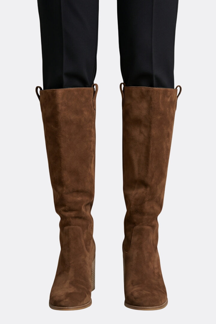 Ingrid | Knee-High Boots with Block Heel