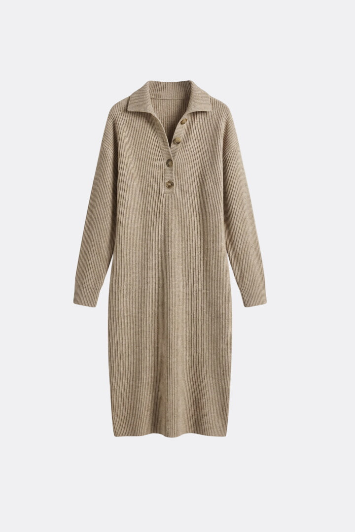 Nora | Ribbed Knit Sweater Dress