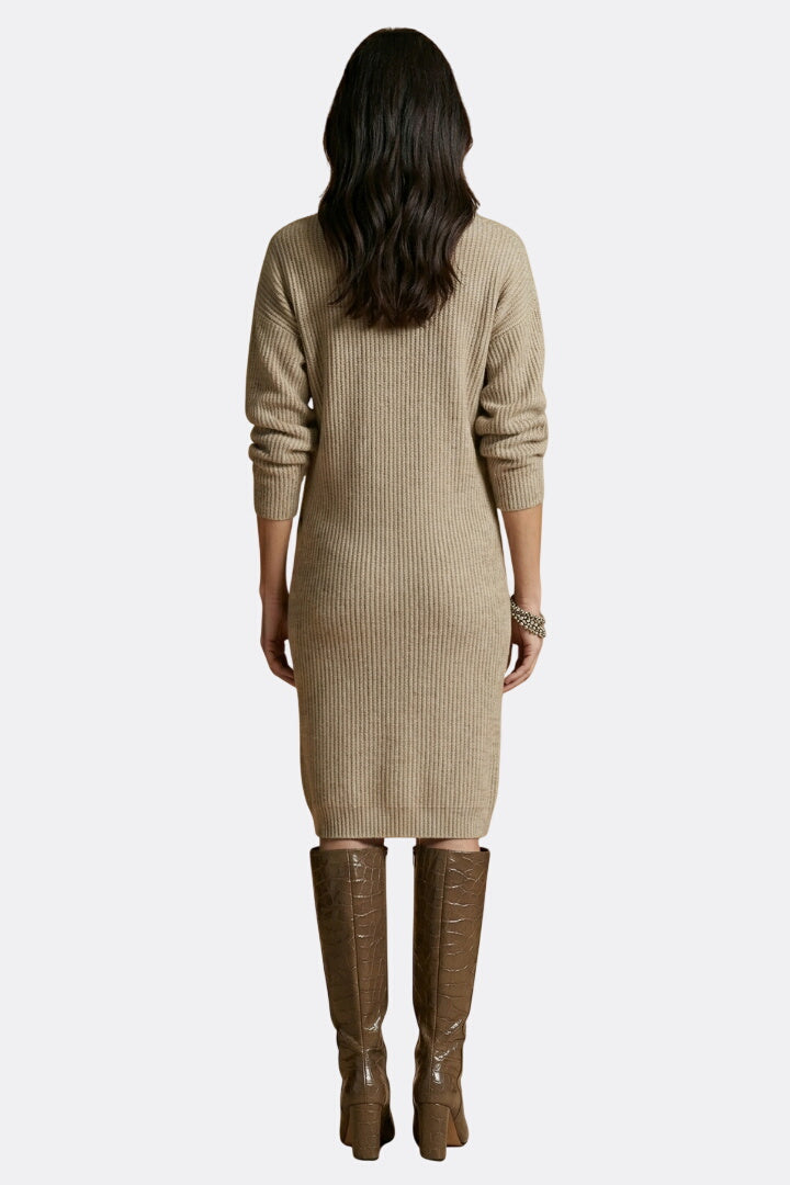 Nora | Ribbed Knit Sweater Dress
