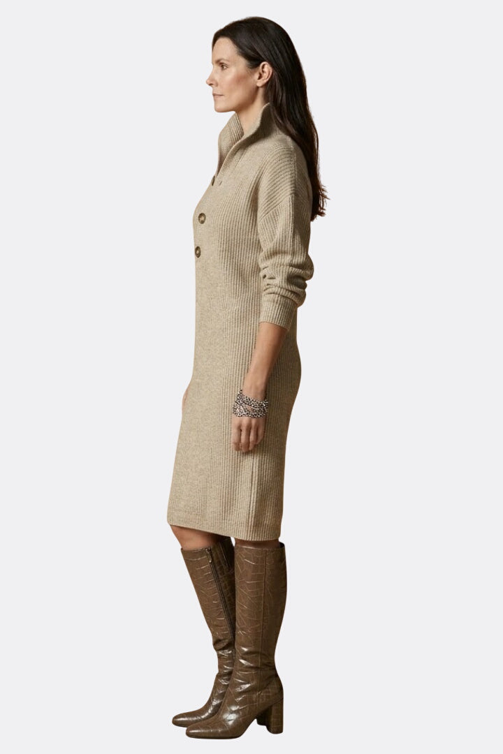 Nora | Ribbed Knit Sweater Dress