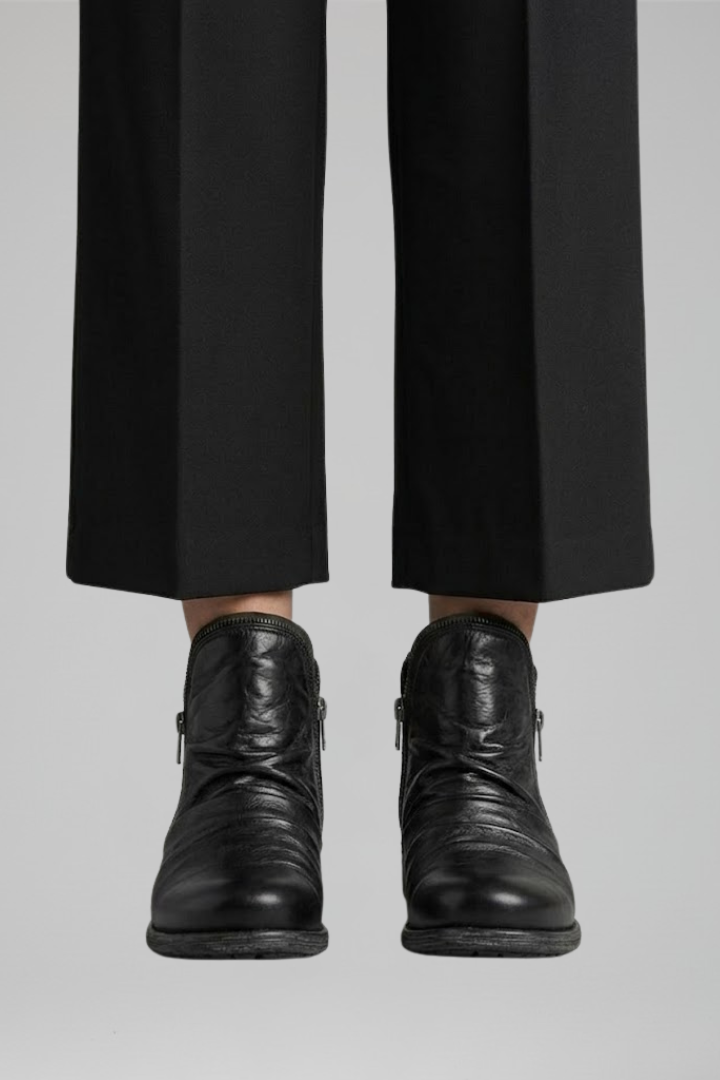 Women's Orthopaedic Ankle Boots with Side Zipper for All-Day Comfort