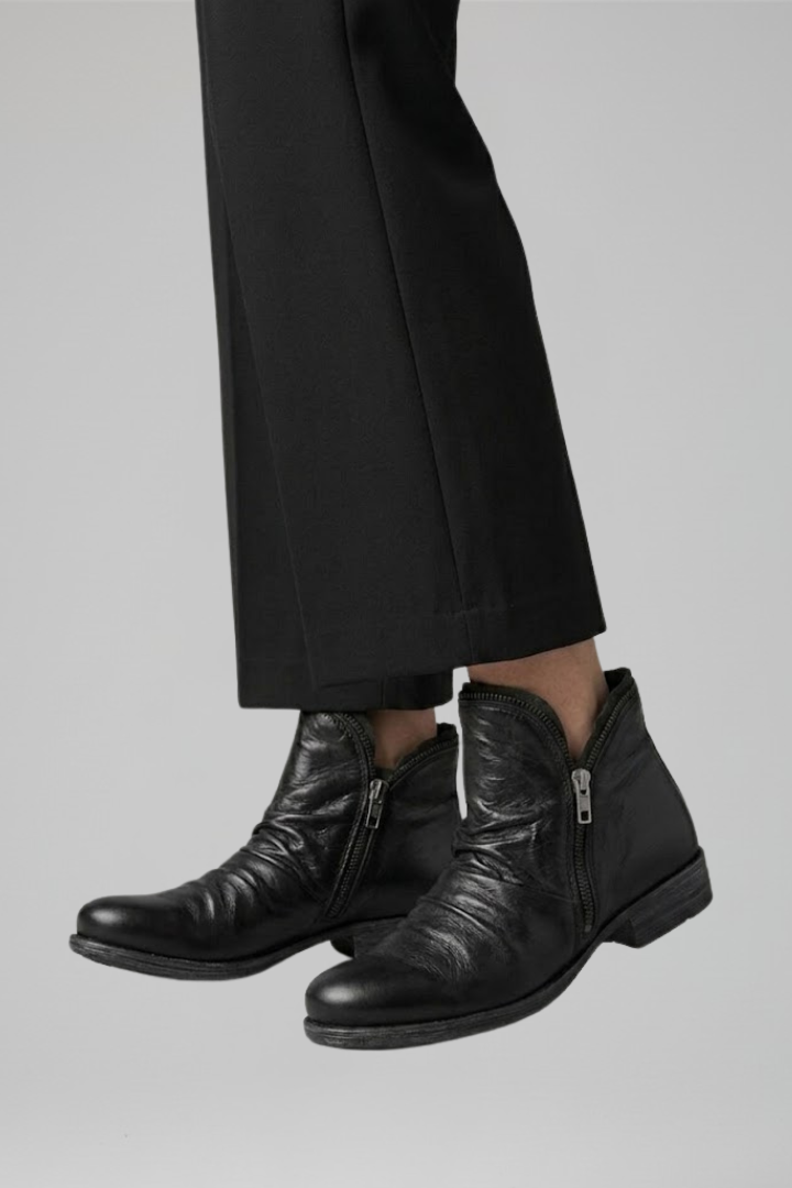 Women's Orthopaedic Ankle Boots with Side Zipper for All-Day Comfort