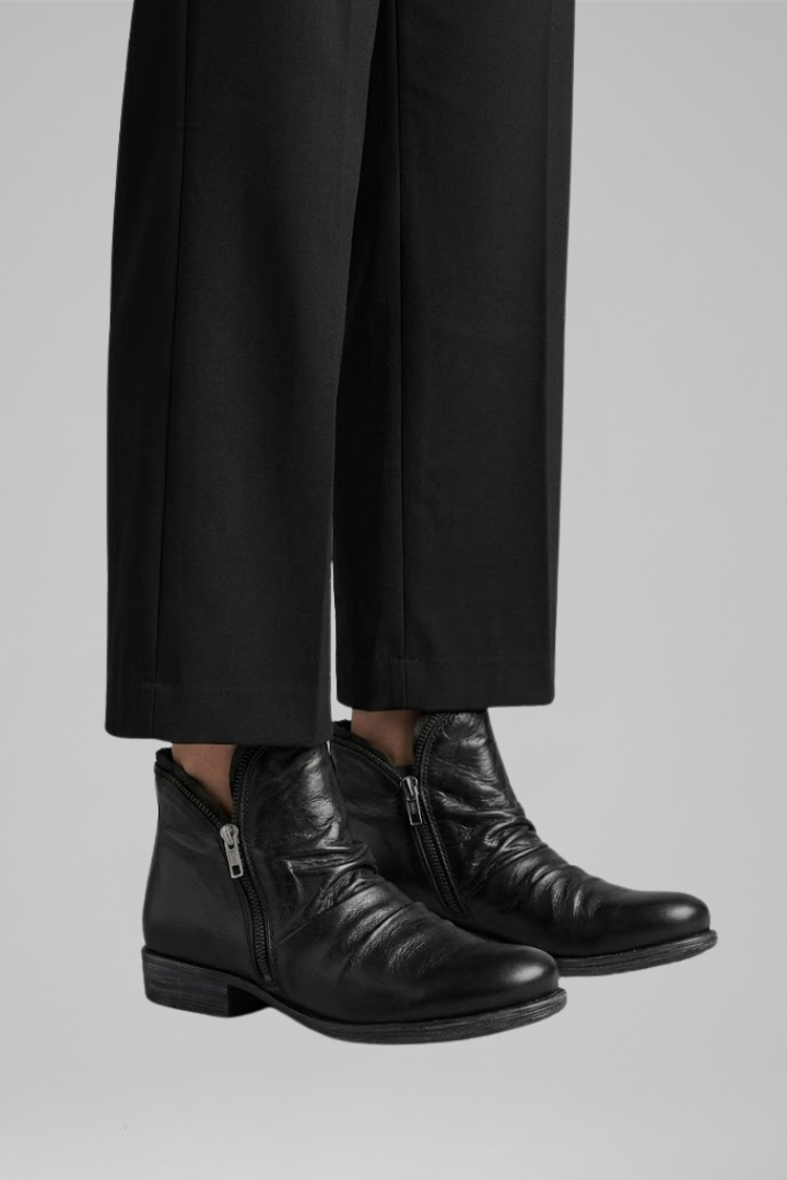 Women's Orthopaedic Ankle Boots with Side Zipper for All-Day Comfort