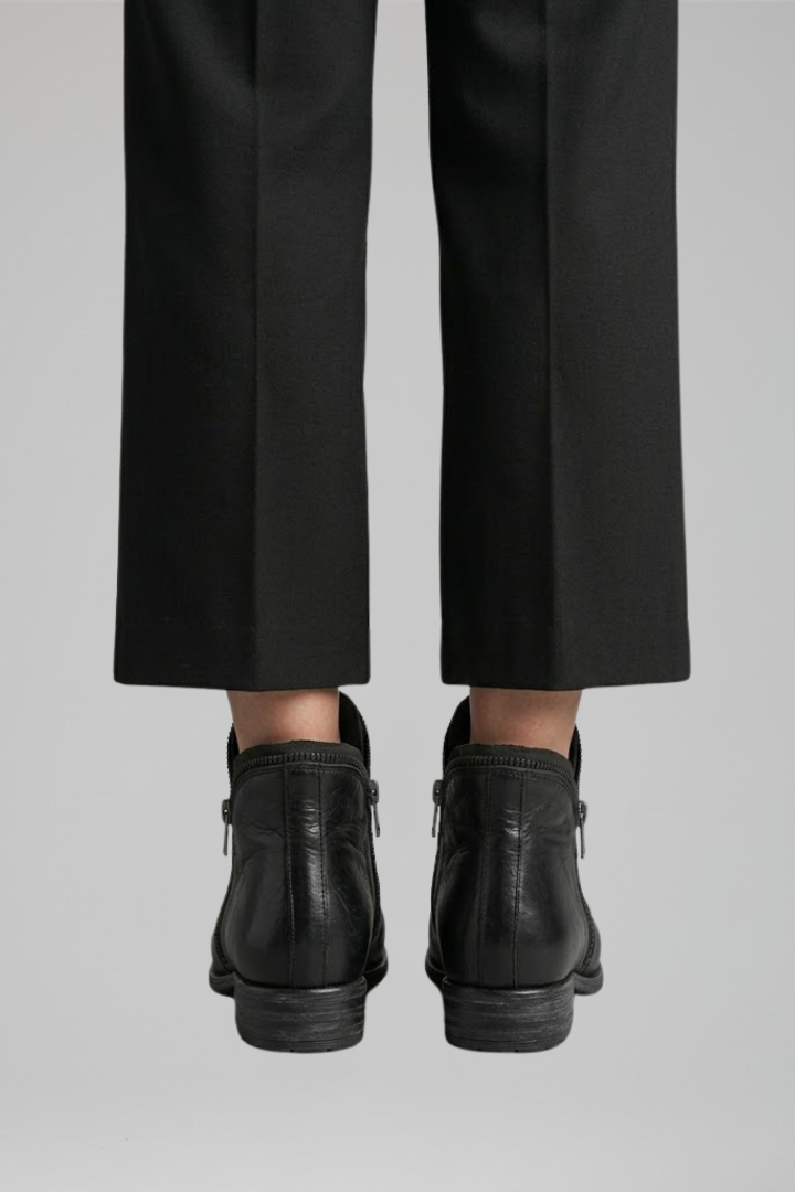 Women's Orthopaedic Ankle Boots with Side Zipper for All-Day Comfort