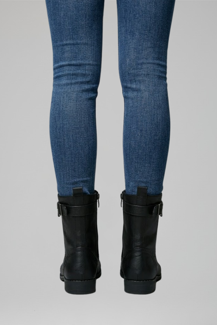 Women's Orthopaedic Ankle Boots with Side Zipper for All-Day Comfort