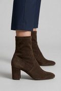 Women's Orthopaedic Heeled Boots with Block Heel for All-Day Comfort