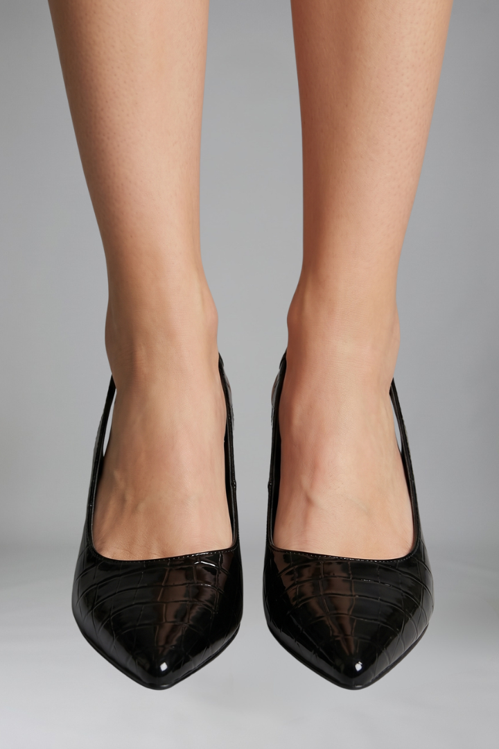 Women's Orthopaedic Heels with Pointed Toe for Office Wear