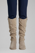 Women's Orthopaedic Knee-High Boots with Side Zipper for All-Day Comfort