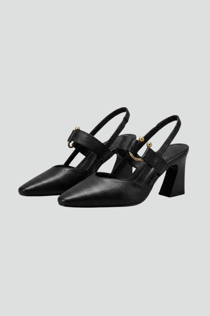 Women's Orthopedic Slingback Heels with Pointed Toe for Everyday Wear