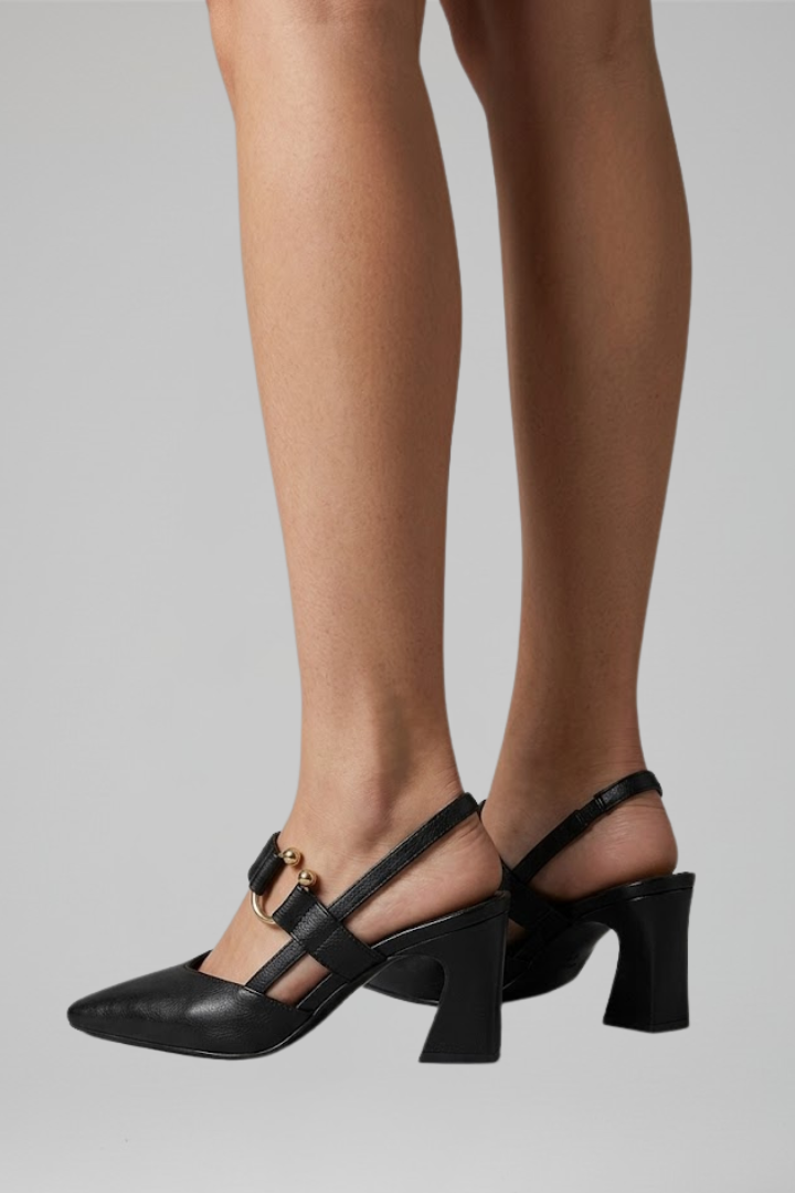 Women's Orthopedic Slingback Heels with Pointed Toe for Everyday Wear