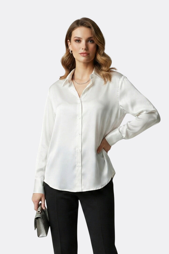 Constance | Collared Shirt with Button Fastening