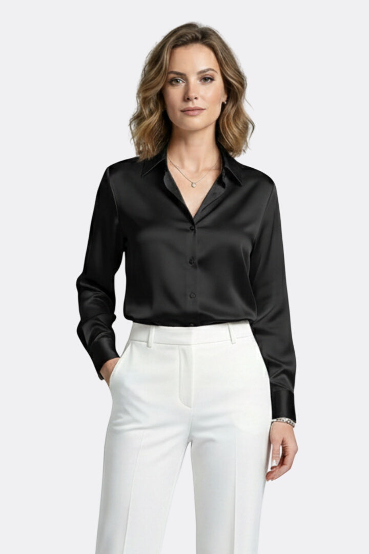 Constance | Collared Shirt with Button Fastening
