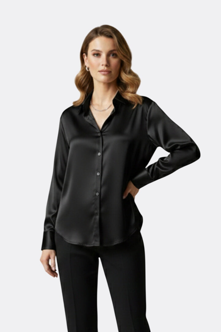 Constance | Collared Shirt with Button Fastening
