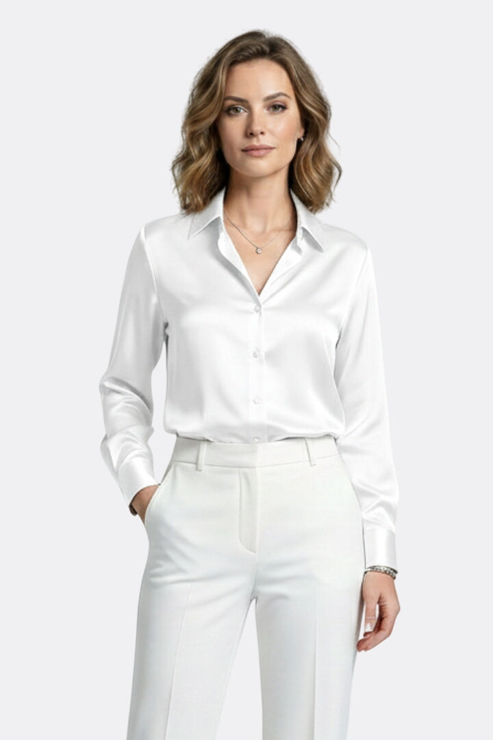 Constance | Collared Shirt with Button Fastening