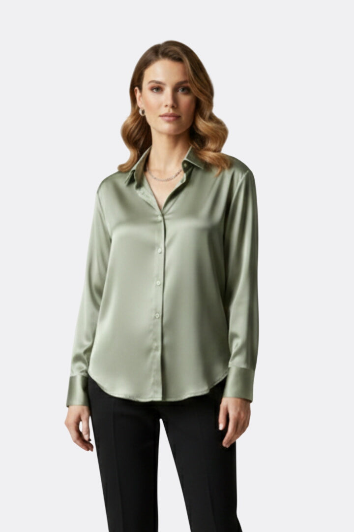 Constance | Collared Shirt with Button Fastening