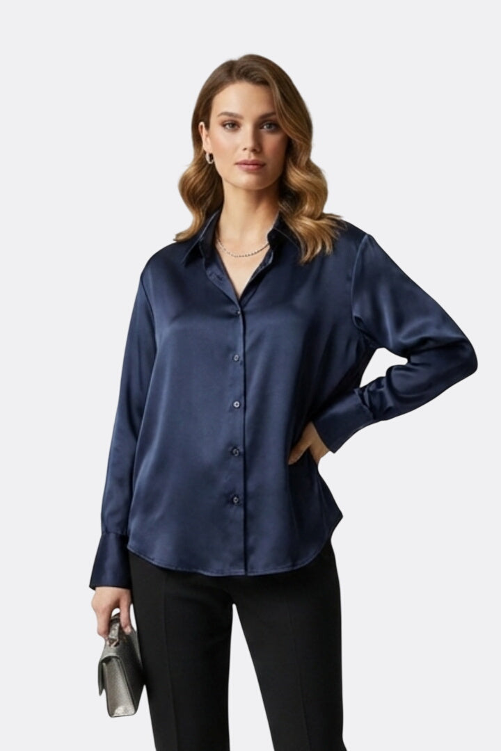 Constance | Collared Shirt with Button Fastening