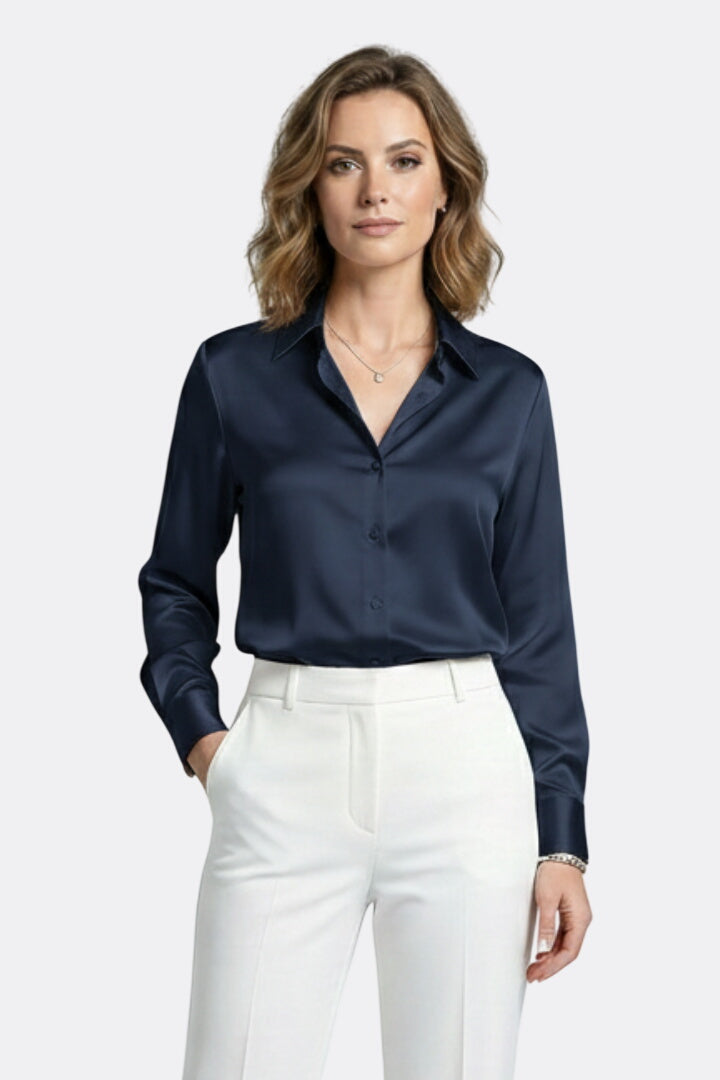 Constance | Collared Shirt with Button Fastening