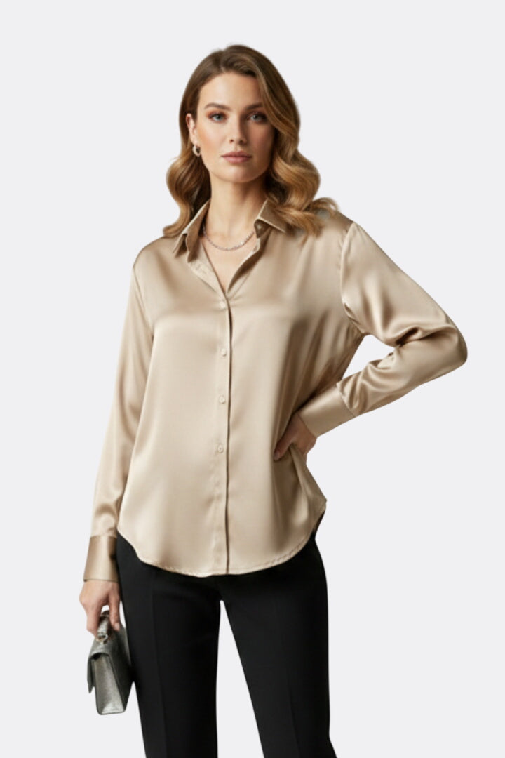 Constance | Collared Shirt with Button Fastening