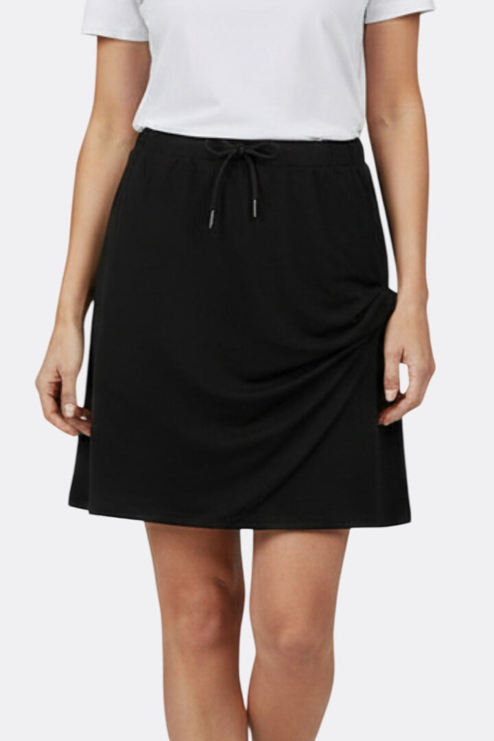 Women’s Skirt with Drawstring Waist and Built-In Shorts