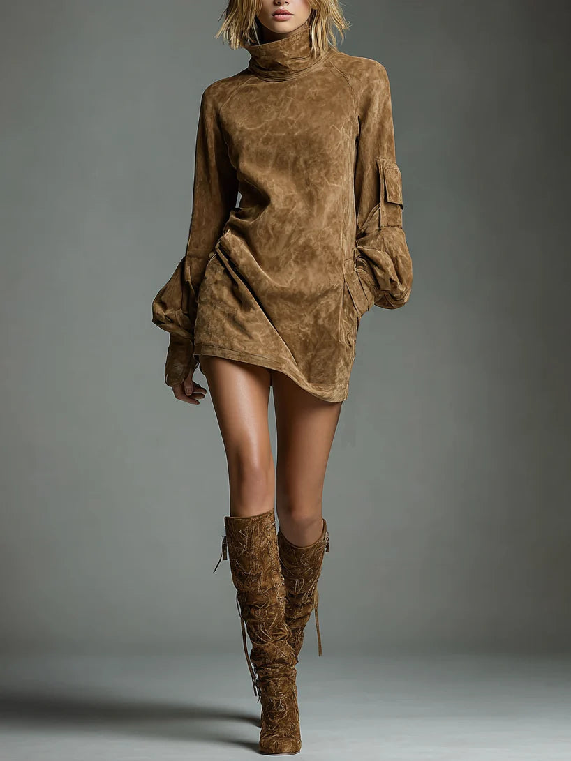 Vienna™ | Elegant Faux-Suede Winter Mini