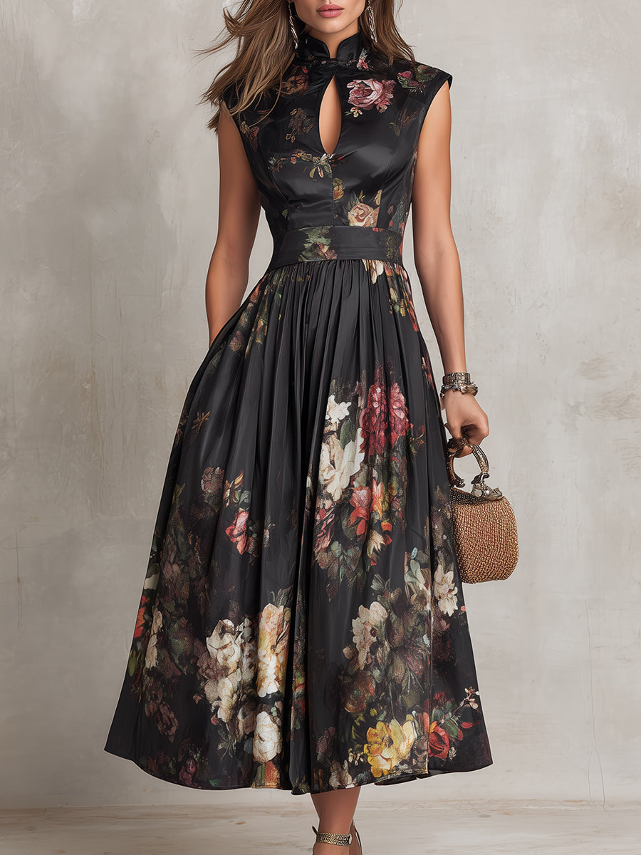 Marisa | vestido midi floral elegante