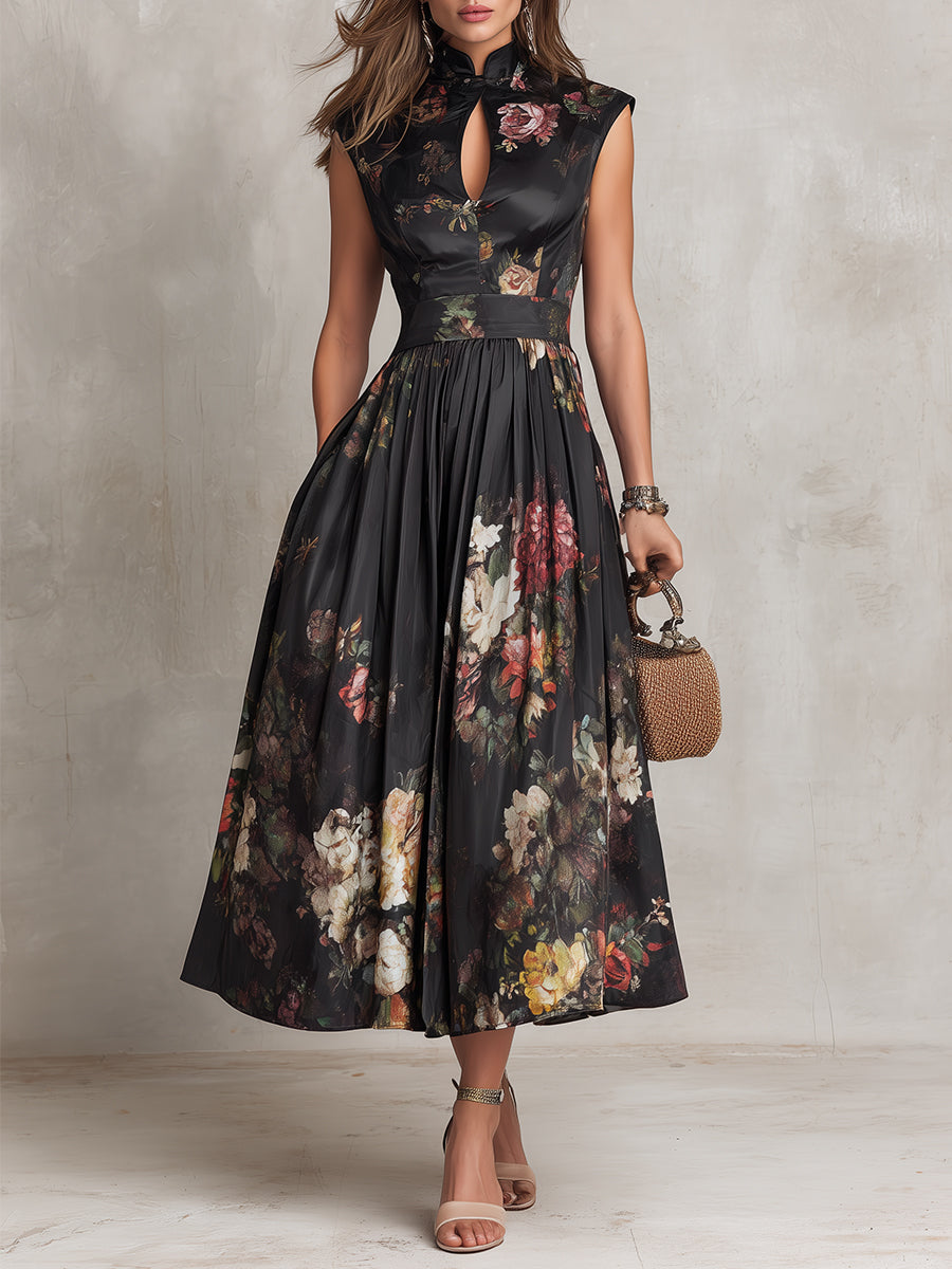 Marisa | vestido midi floral elegante