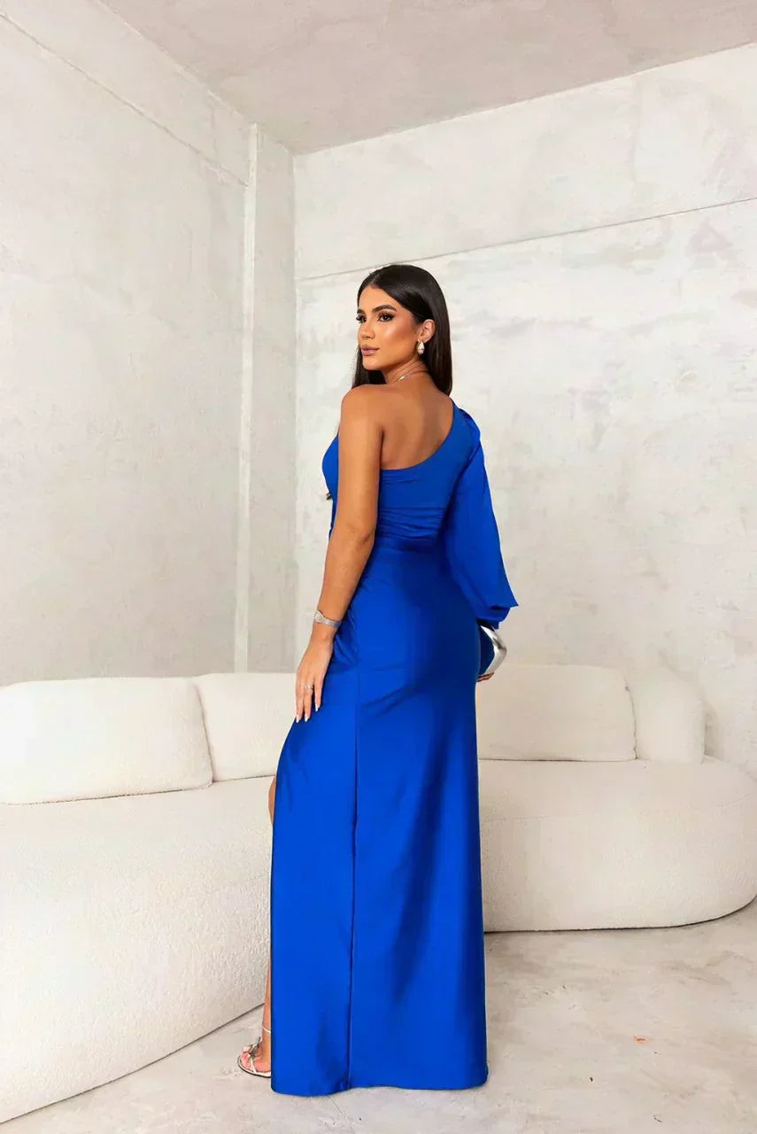Valeria | Vestido Maxi Asimétrico Elegante