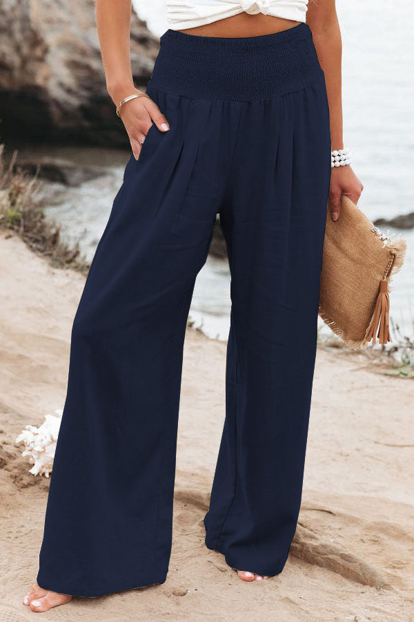 Johanna | Pantalones de Cintura Alta para Mujeres con Pierna Ancha