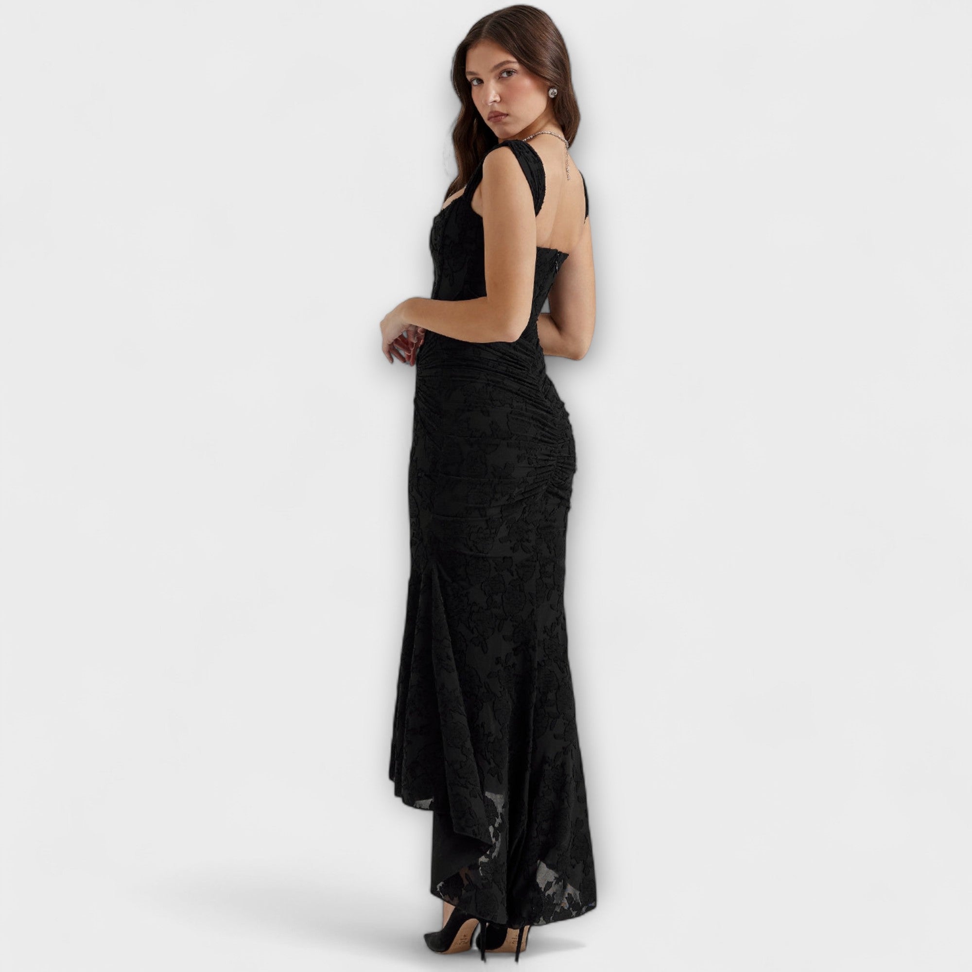 Renske - Elegant and Refined Dress with Corset