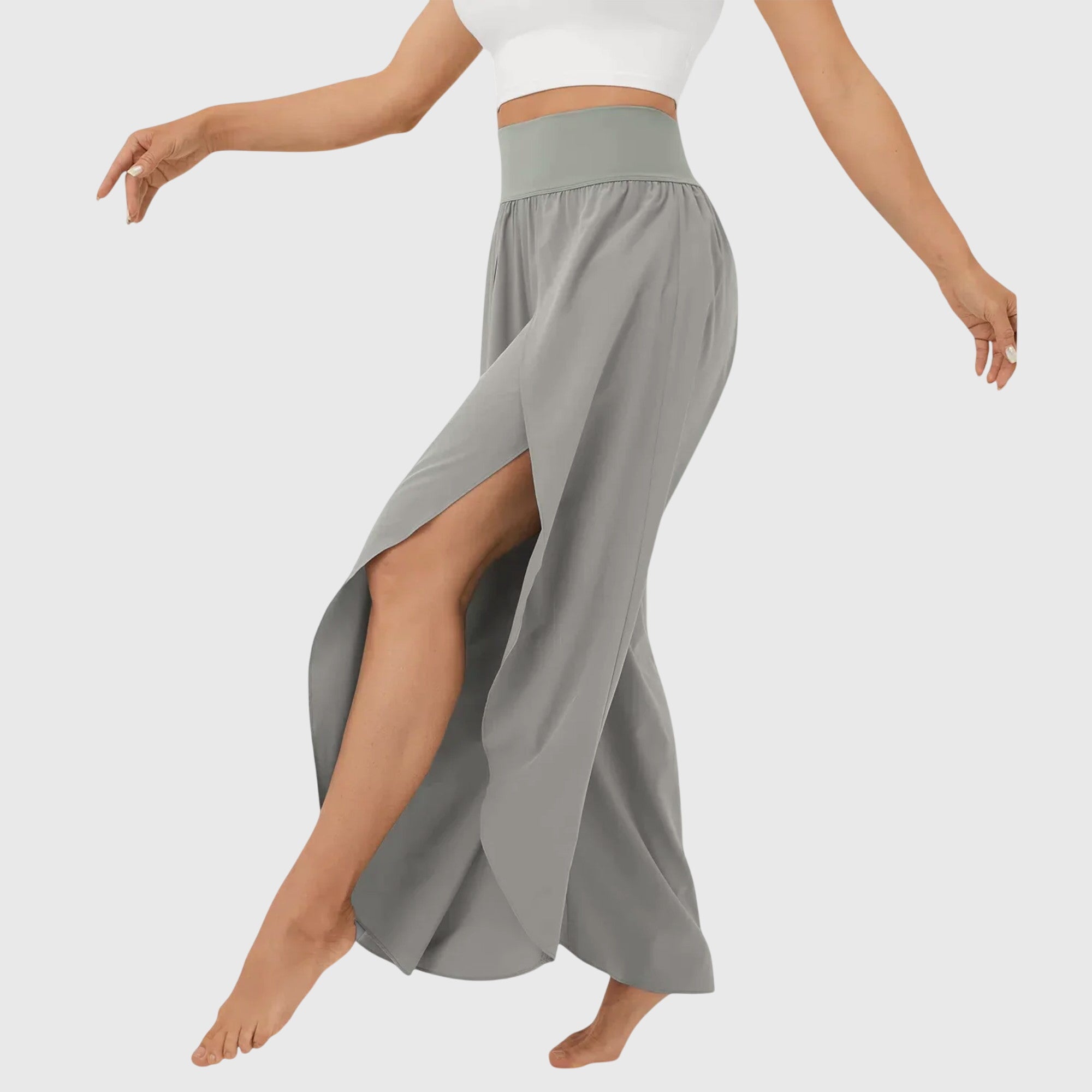 Magdalena | Pantalones Boho de corte amplio para mujer con diseño de abertura