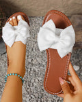 Women's Bowknot Design Slip on Sandals