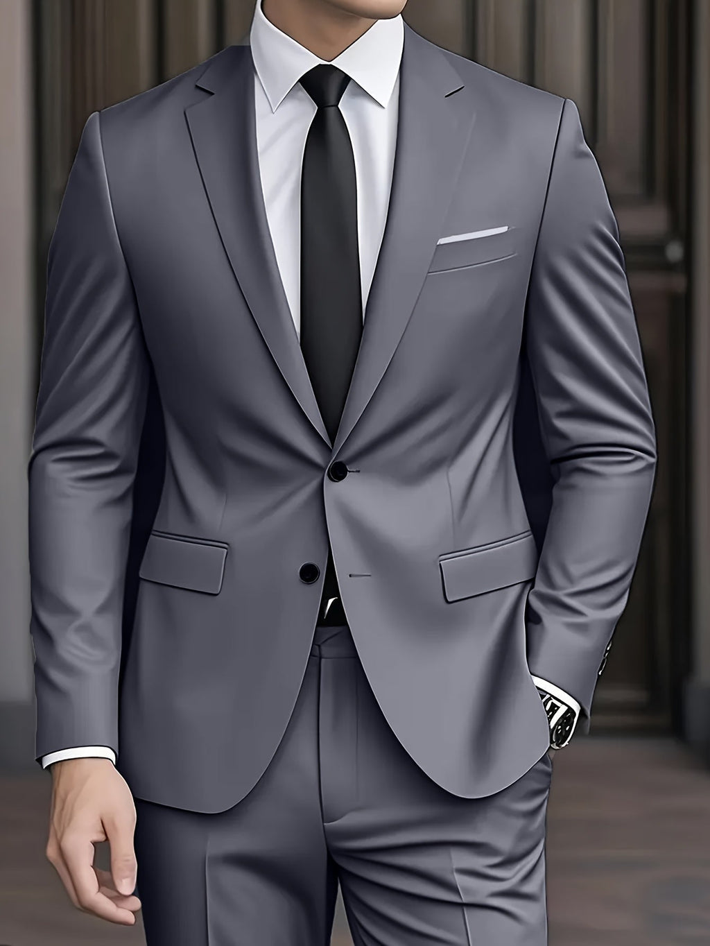 Traje elegante para hombre