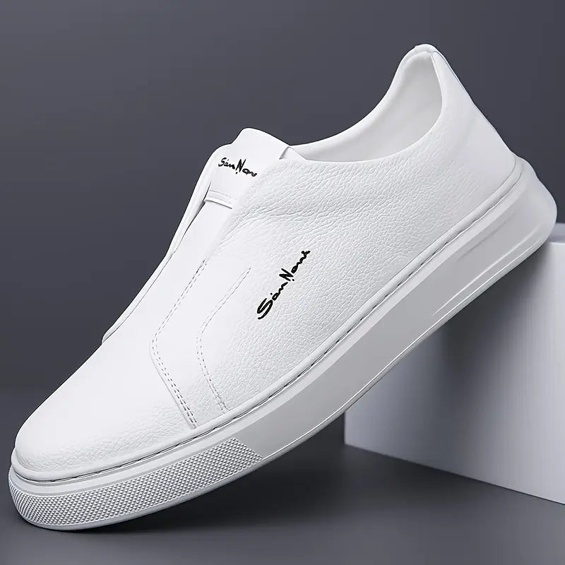 Zapatillas de piel